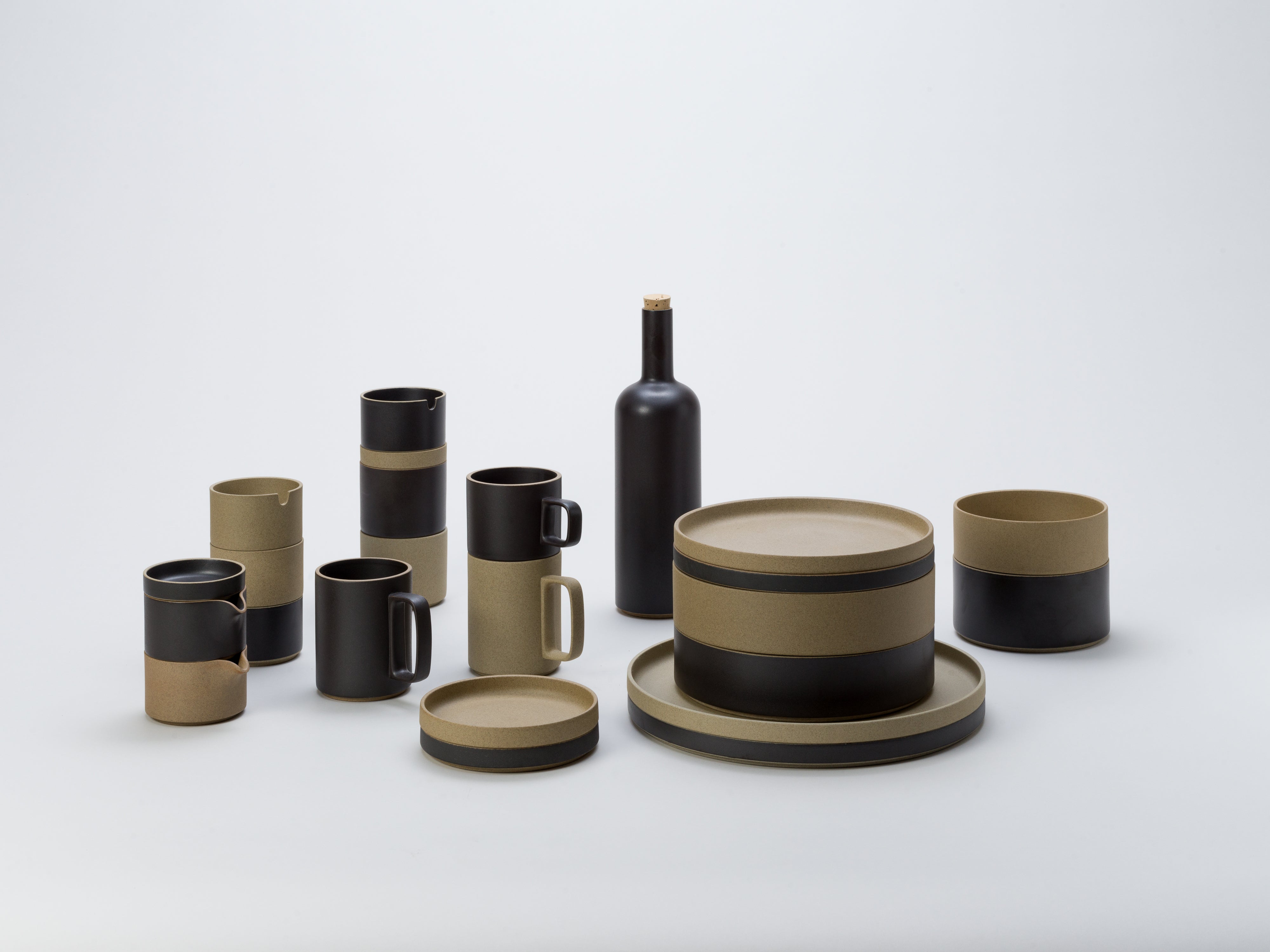 HASAMI PORCELAIN▽ブラック&ナチュラル9点セット 波佐見焼 ハサミ